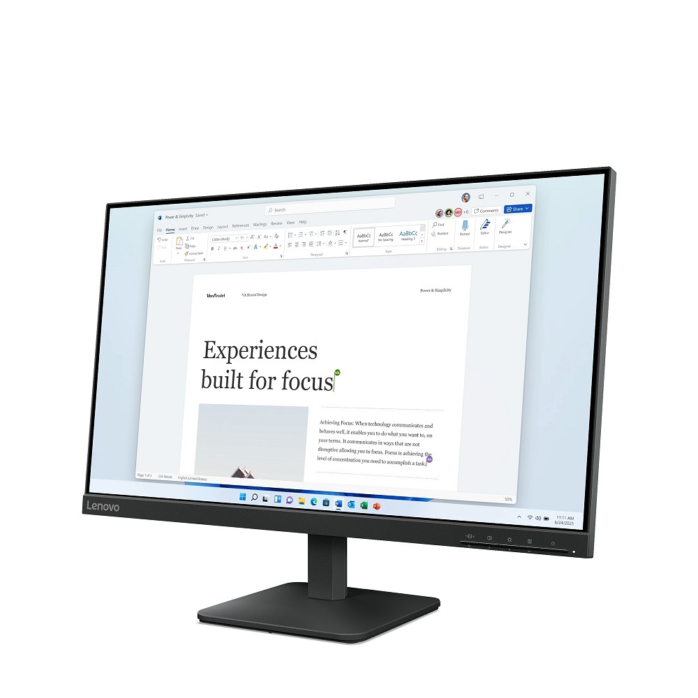 Lenovo L24-4e Computerbildschirm 60,5 cm (23.8") 1 links