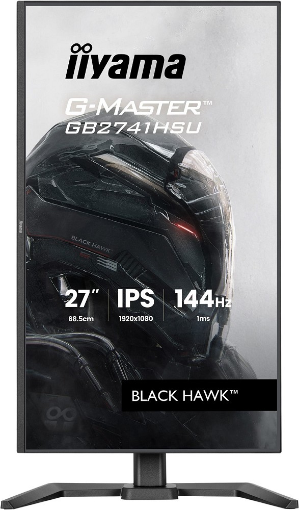 iiyama G-MASTER Mit dem GB2741HSU Black Hawk mit I hinten