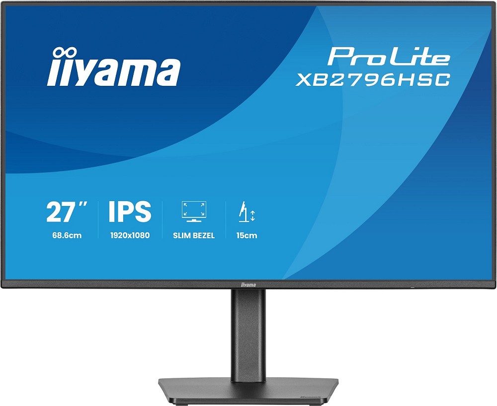 iiyama ProLite XB2796HSC-B1. Bildschirmdiagonale: hinten