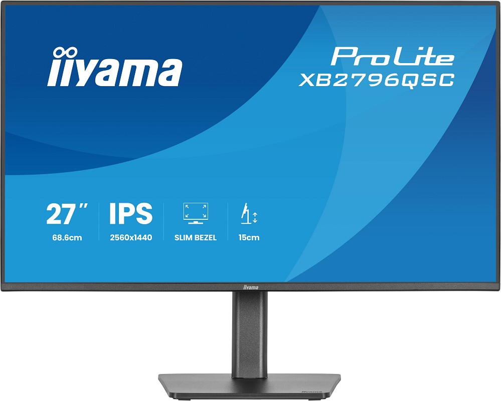 iiyama ProLite XB2796QSC-B1 Computerbildschirm 68, hinten