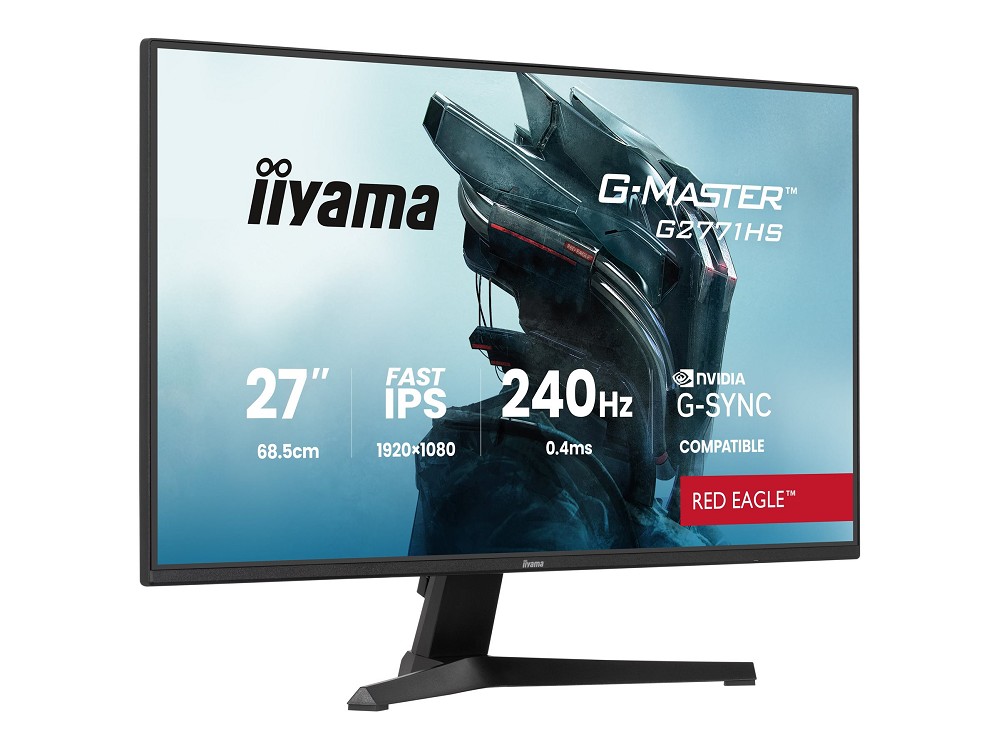 Iiyama G-MASTER Red Eagle G2771HS-B1 - LED-Monitor hinten