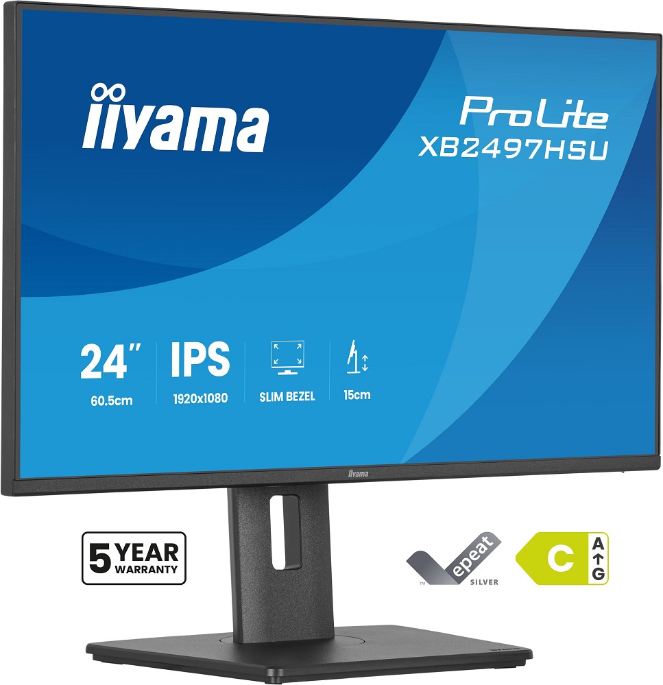 iiyama ProLite XB2497HSU-B1 - 60,5 cm (23.8") 1920