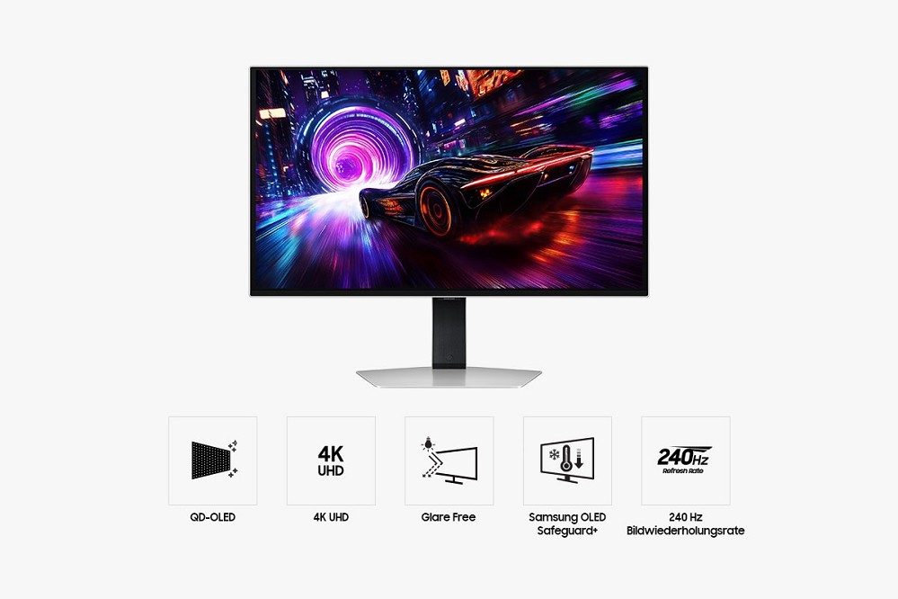 Samsung 27" Odyssey OLED G8 (G81SF) 4K 240 Hz Gami rechts