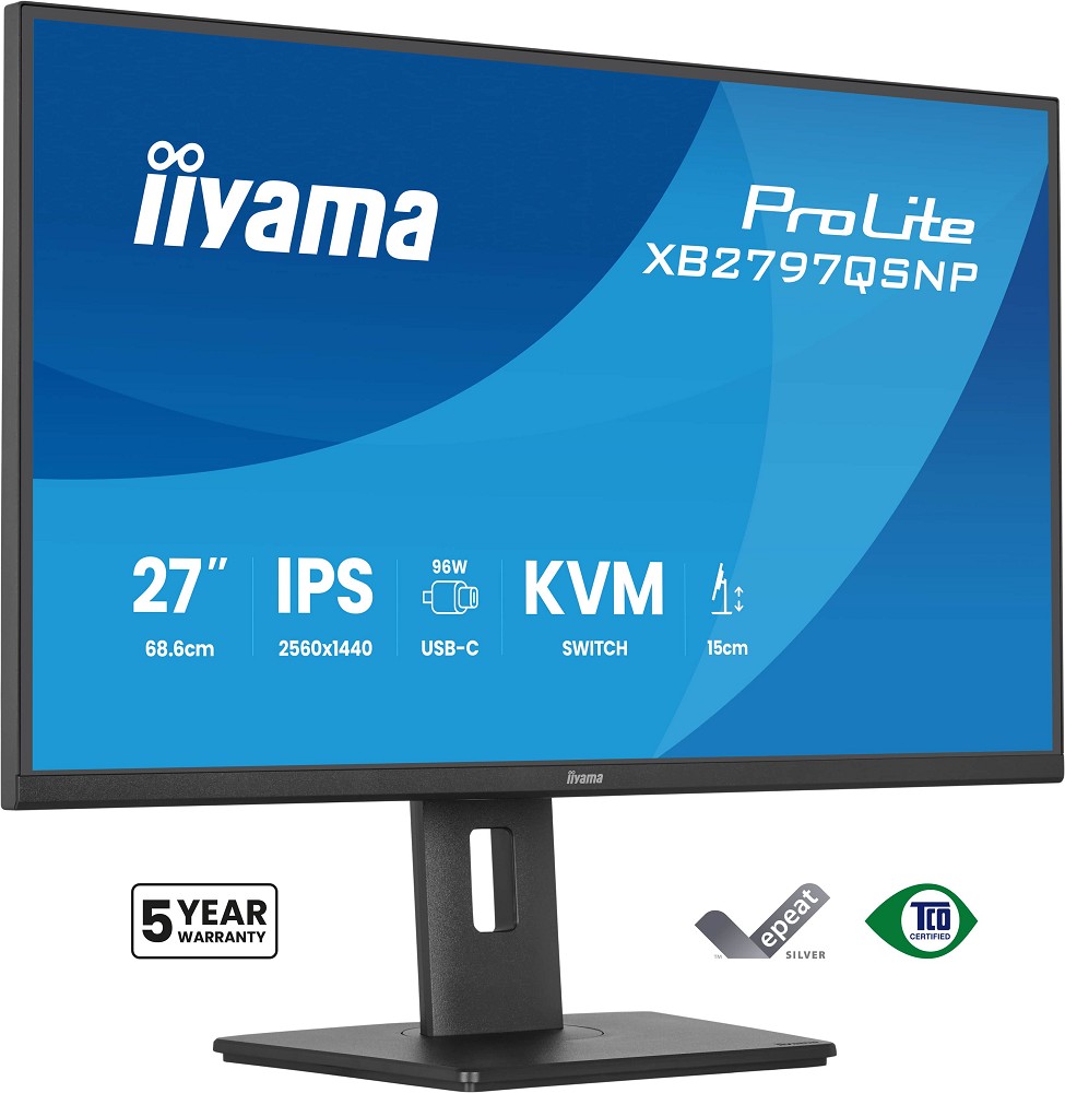 iiyama ProLite XB2797QSNP-B1 - 68,6 cm (27") 2560 x 1440 Pixel Qu 157