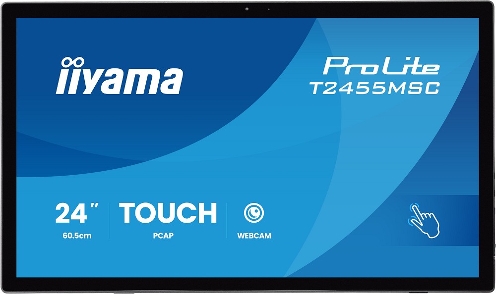 iiyama T2455MSC-B2 Touch-Control-Panel 60,5 cm (23 hinten