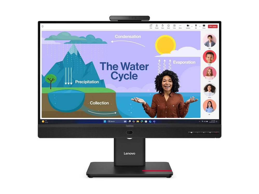 Lenovo Campus ThinkVision T24D-4v - LED-Monitor - 1920 x 108 hinten