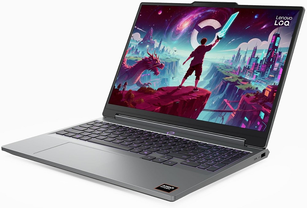 Lenovo LOQ 15AHP11, 15,3" WUXGA IPS 165 Hz, AMD Ryzen 7 250, rechts