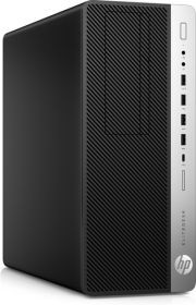 HP EliteDesk 800 G4 - Intel Core i5-8500, 8 GB RAM, 256 GB S hinten