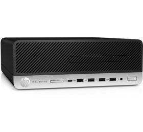 HP ProDesk 600 G5 SFF - Intel Core i3-9100, 8 GB RAM, 256 GB hinten
