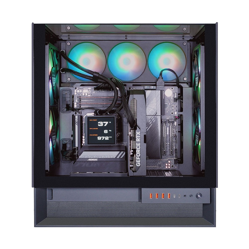 COUGAR OmnyX BK 8078 Gaming-PC, Ryzen 7 9700X, 32GB RAM, 2TB hinten