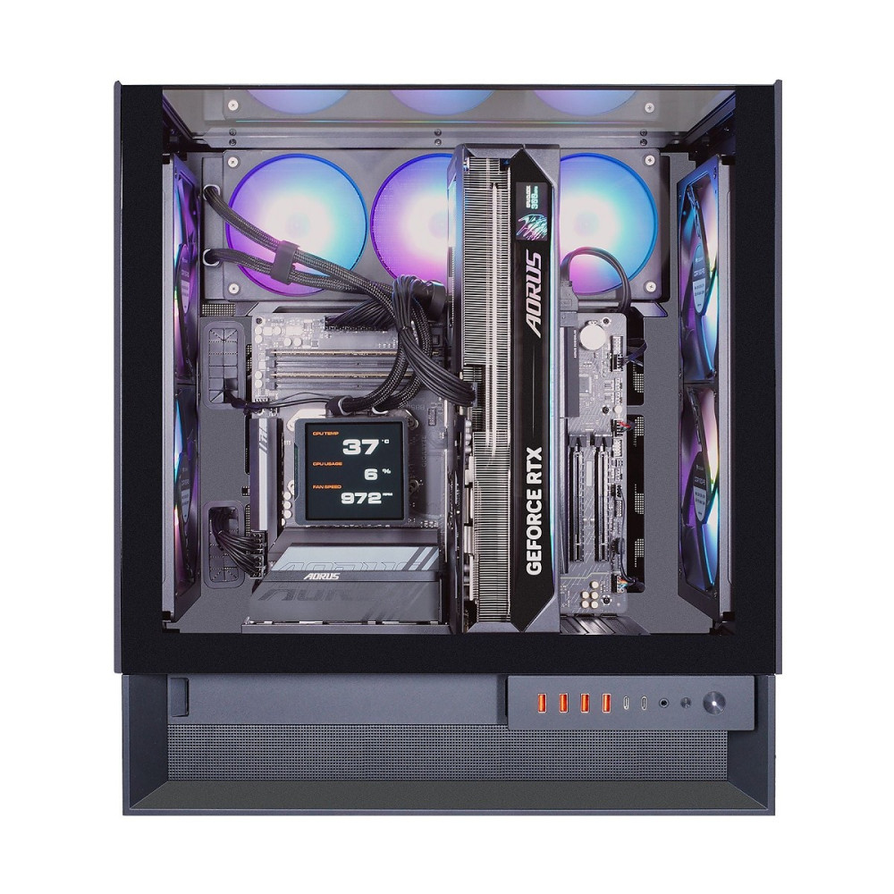 COUGAR OmnyX BK 8148 Gaming-PC, Ryzen 9 9950X3D, 64GB RAM, 2 hinten
