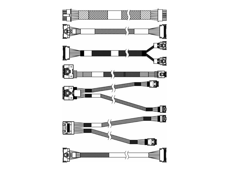 Lenovo Speicherkabelkit - für 2,5" Chassis vorne