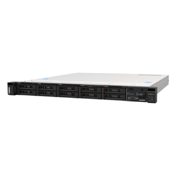 Lenovo ThinkSystem SR250 V3, 1U Rack-Server, Intel Xeon 6353 hinten