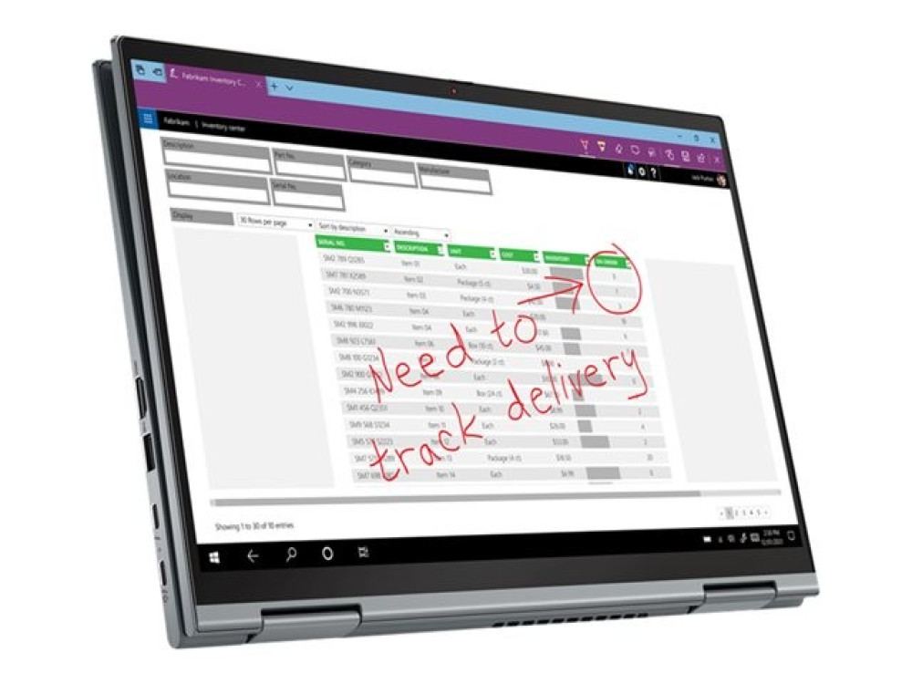 Lenovo ThinkPad X1 Yoga G6 – 14", Intel Core i5-1135G7, 16 G rechts