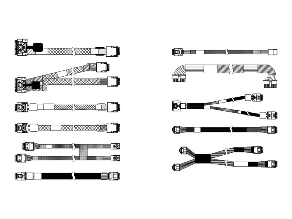 Lenovo Speicherkabelkit  vorne