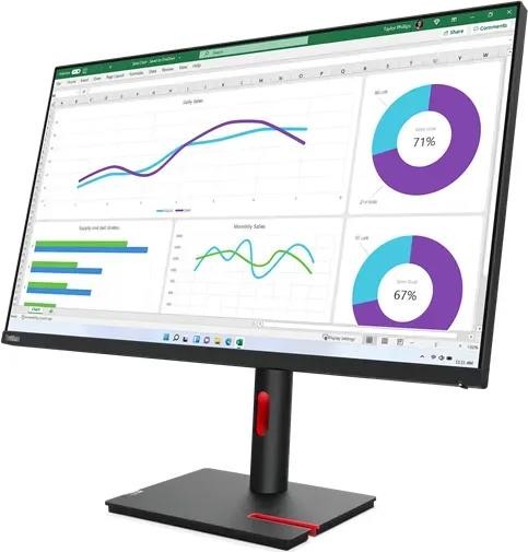 Lenovo ThinkVision T32h-30 - LED-Monitor - 80 cm (31.5") links