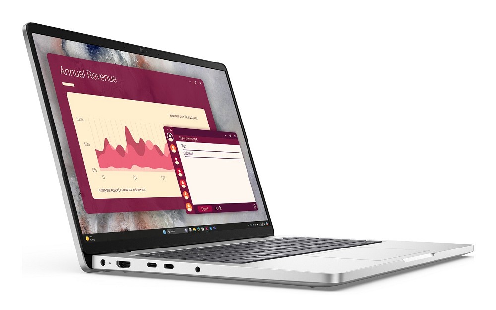 DELL Pro 14 PC14250 Intel Core Ultra 7 255U Laptop hinten