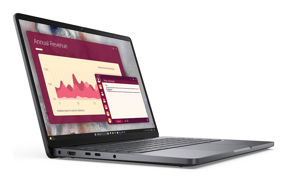 DELL Pro 14 PC14250 Intel Core 5 120U Laptop 35,6 hinten