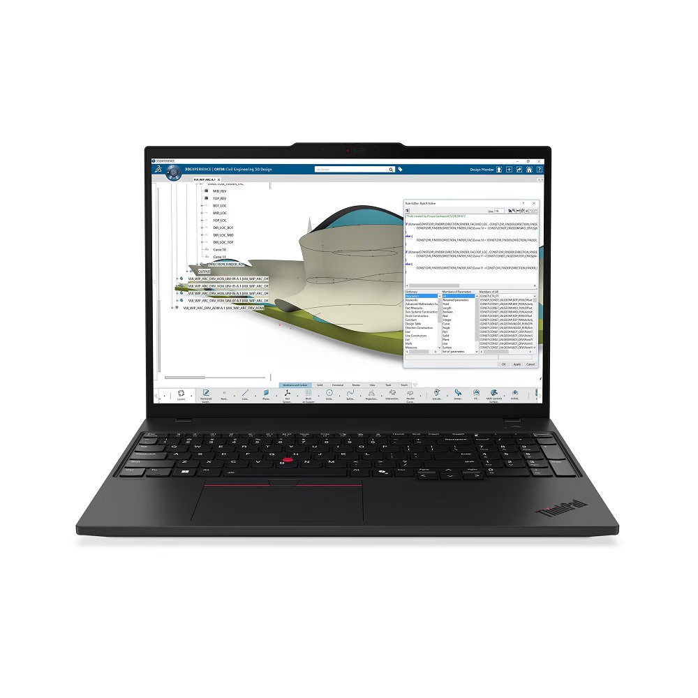 Lenovo ThinkPad P16s G4 (AMD), Villi Black, Ryzen AI 9 HX PRO 370 656
