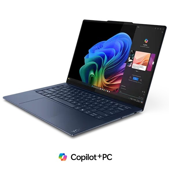 Lenovo Yoga Slim 7x 14.5" Snapdragon X Elite X1E78100 3,40 G hinten Lenovo Yoga Slim 7x 14.5" Snapdragon X Elite X1E78100 3,40 G hinten