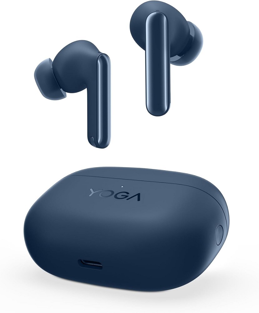 Lenovo Yoga True Wireless Earbuds Tidal Teal hinten Lenovo Yoga True Wireless Earbuds Tidal Teal hinten