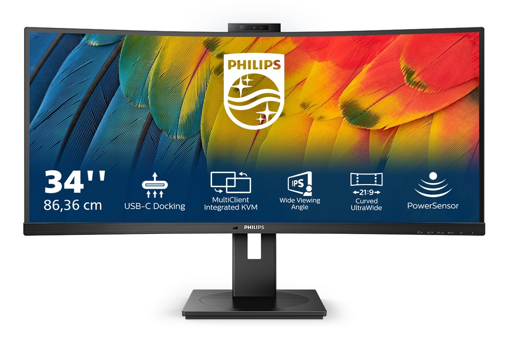 Philips 34B1U5600CH - 5000 Series - LED-Monitor - hinten