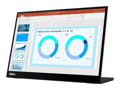 Lenovo ThinkVision M14d - LED-Monitor - 35.6 cm (1 hinten