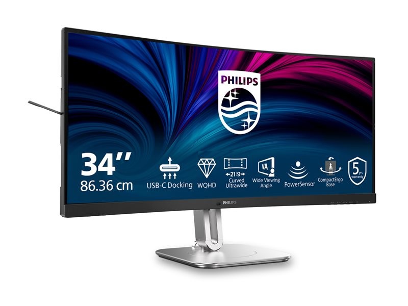 Philips 34B2U5600C - 5000 Series - LED-Monitor - gebogen - 8 rechts
