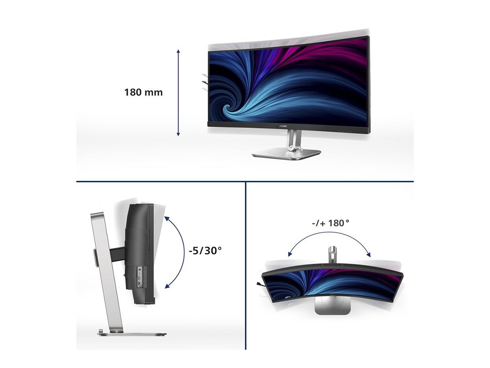 Philips 34B2U5600C - 5000 Series - LED-Monitor - gebogen - 8 oben