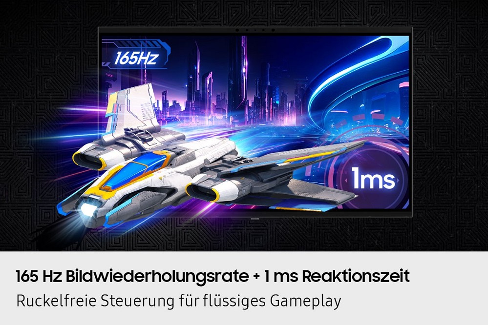 Samsung 27" Odyssey 3D (G90XF) 4K 165 Hz Gaming Mo außen