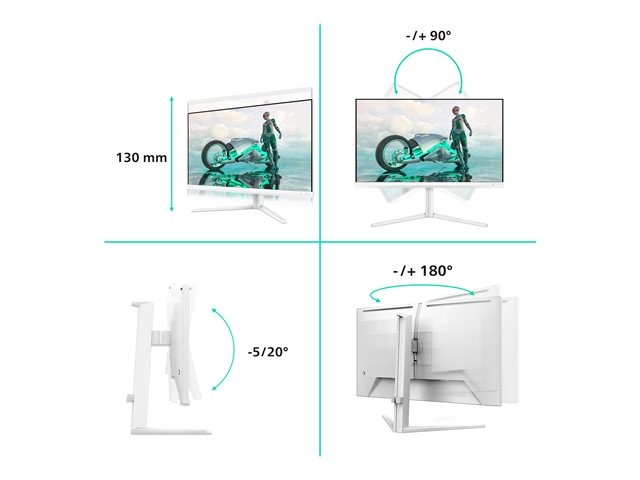 Philips Evnia 3000 27M2N3501PA - LED-Monitor - QHD rechts