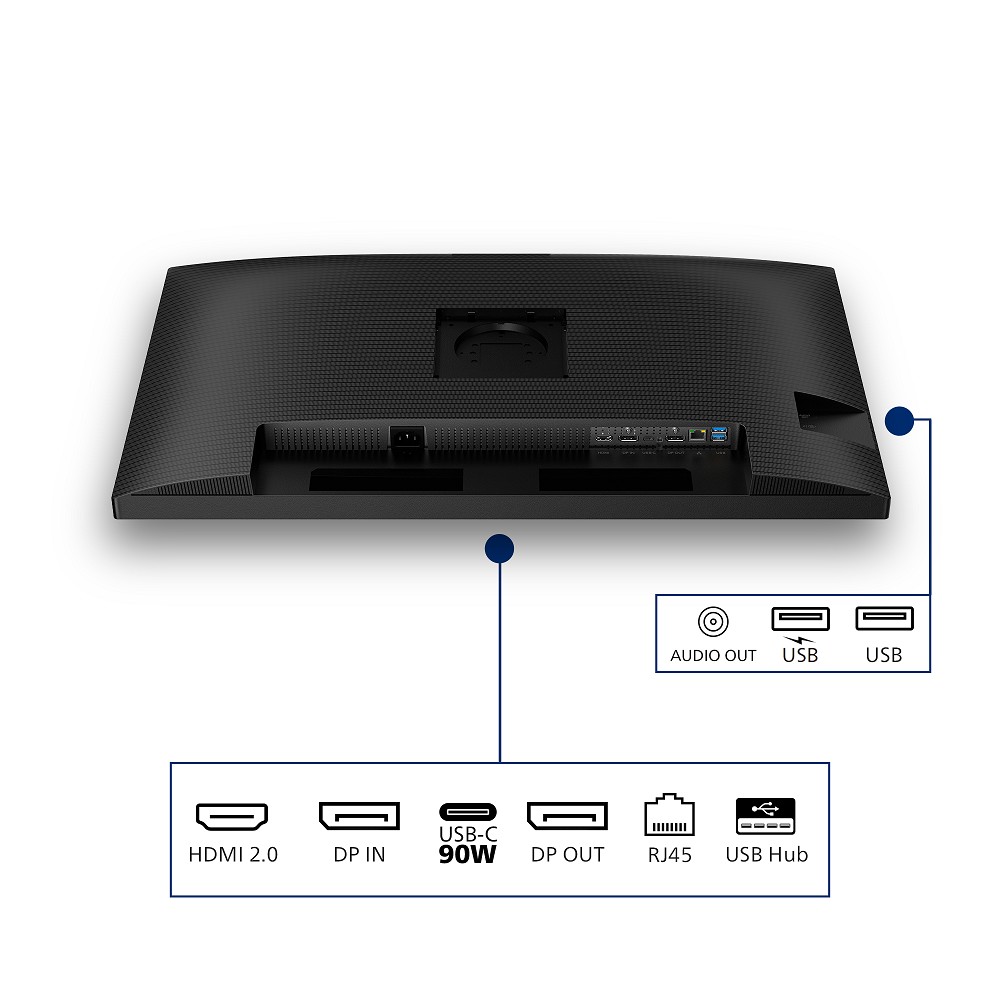 Philips 32B2U3601/00 Computerbildschirm 80 cm (31. oben