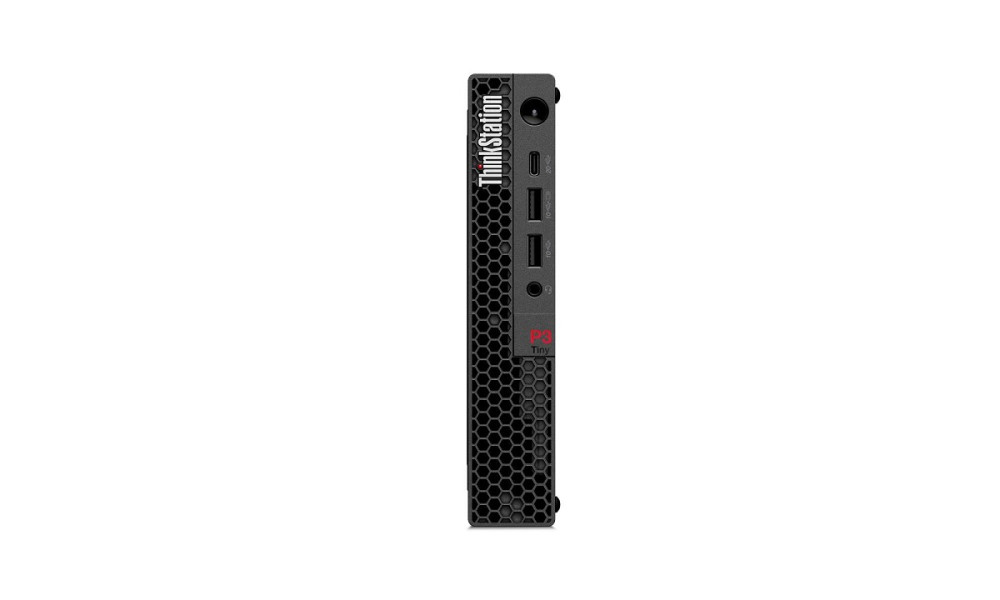 Lenovo ThinkStation P3 Tiny Gen 2 – Intel Core Ult hinten