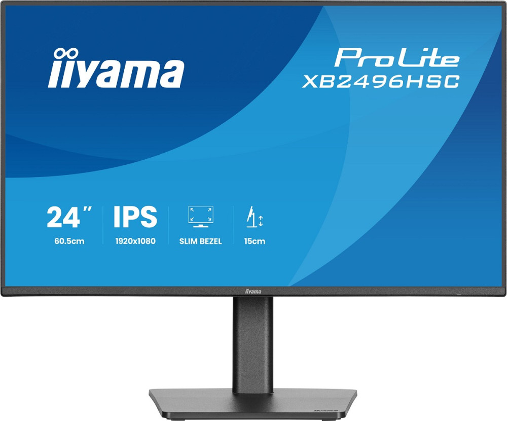 iiyama ProLite XB2496HSC-B1 Computerbildschirm 60, hinten