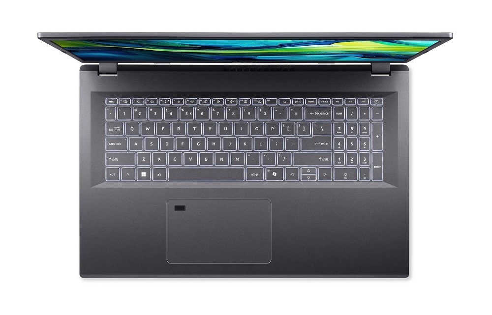 Acer Aspire 17 A17-51M-945Y, 17,3" FHD IPS, Intel Core 9 270 unten