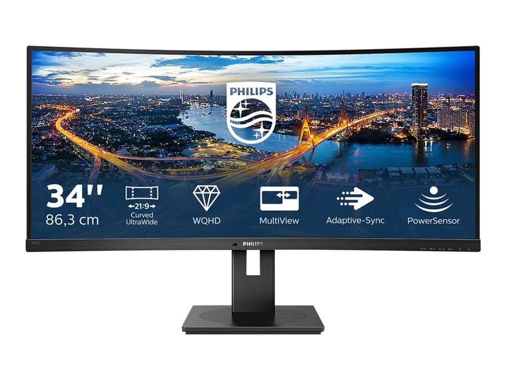 Philips 345B1C - LED-Monitor - gebogen - 86.4 cm (