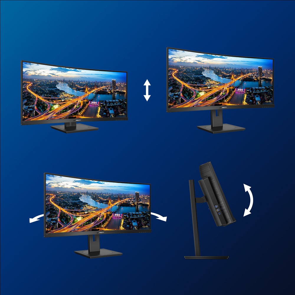 Philips B Line 346B1C - LED-Monitor - gebogen - 86 oben