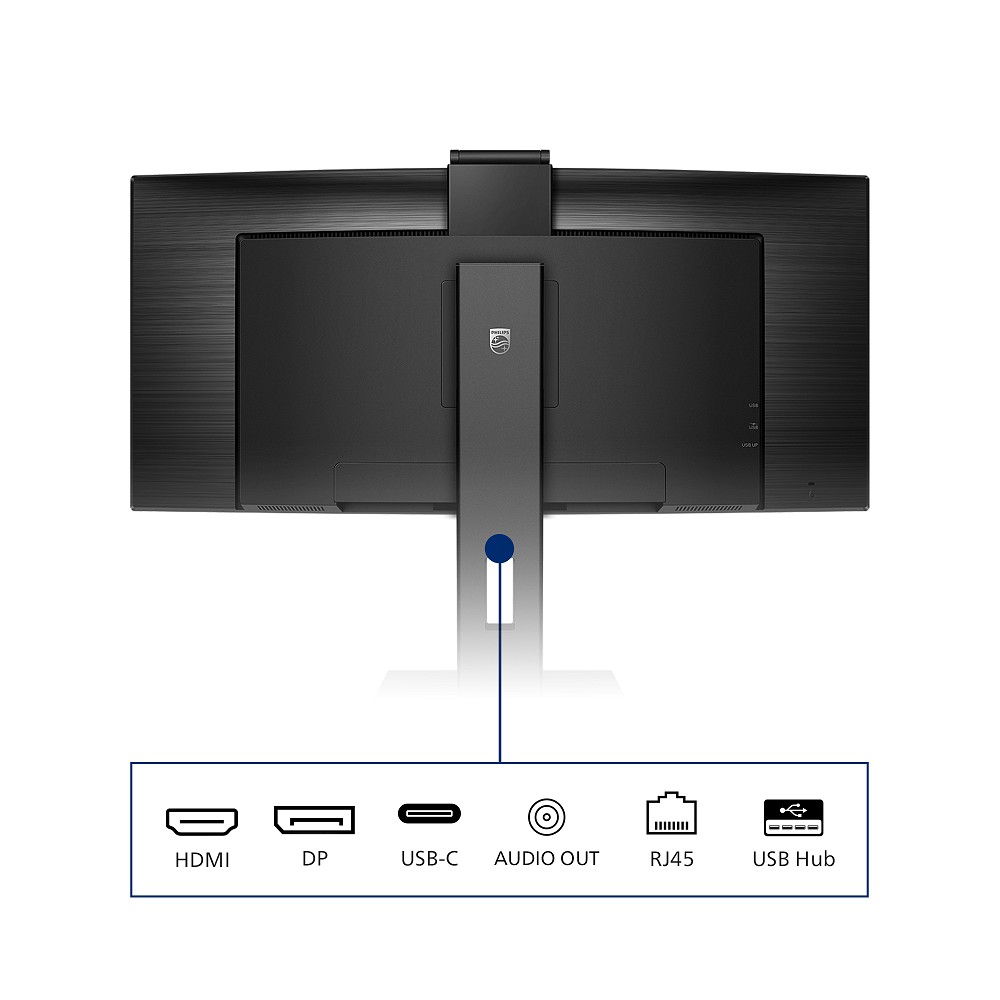 Philips P-line 346P1CRH - LED-Monitor - gebogen - oben