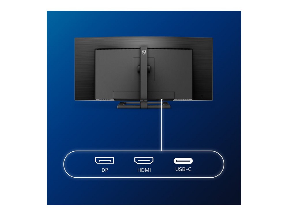 Philips E-line 346E2CUAE - LED-Monitor - gebogen - vorn rechts
