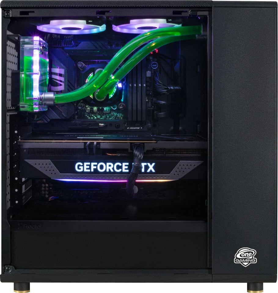 ONE GAMING Aqua Gaming PC IN90 hinten