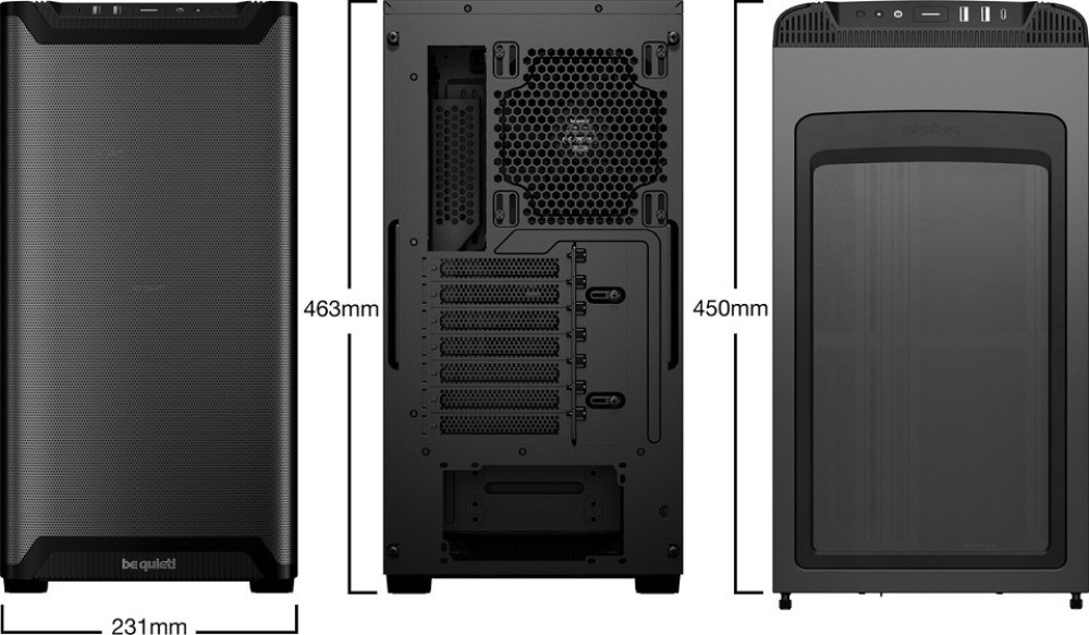 ONE High End Gaming PC AN245 hinten