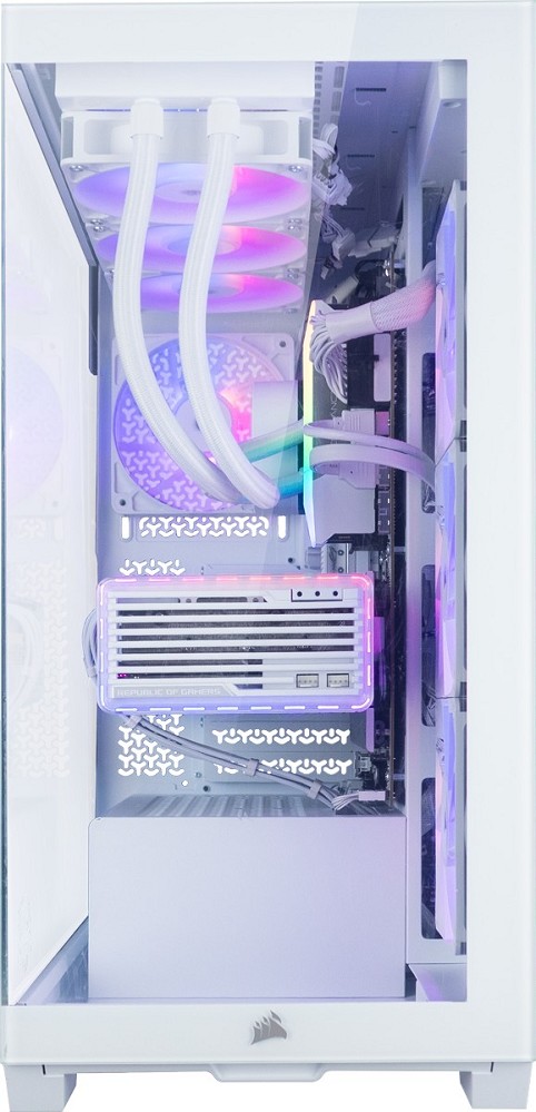ONE High End Gaming PC White Edition AR262 hinten