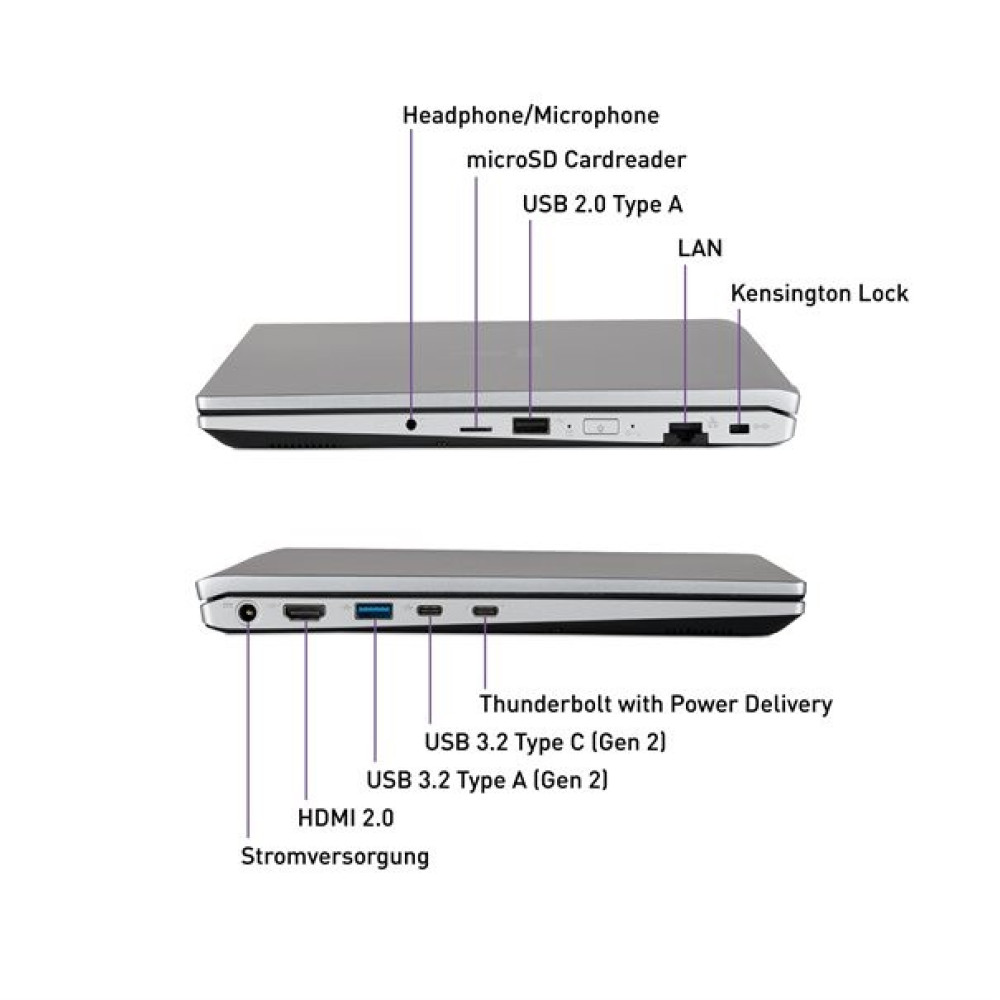 TERRA MOBILE 1551R - 15.6" | Intel Core i5-1335U | rechts