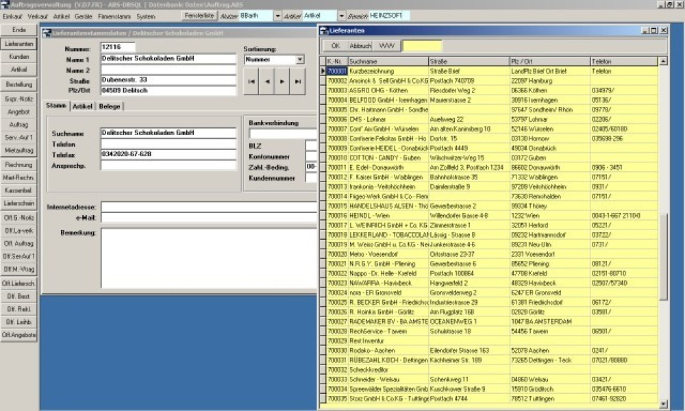 HEINZSOFT Warenwirtschaft 12 (Software) hinten