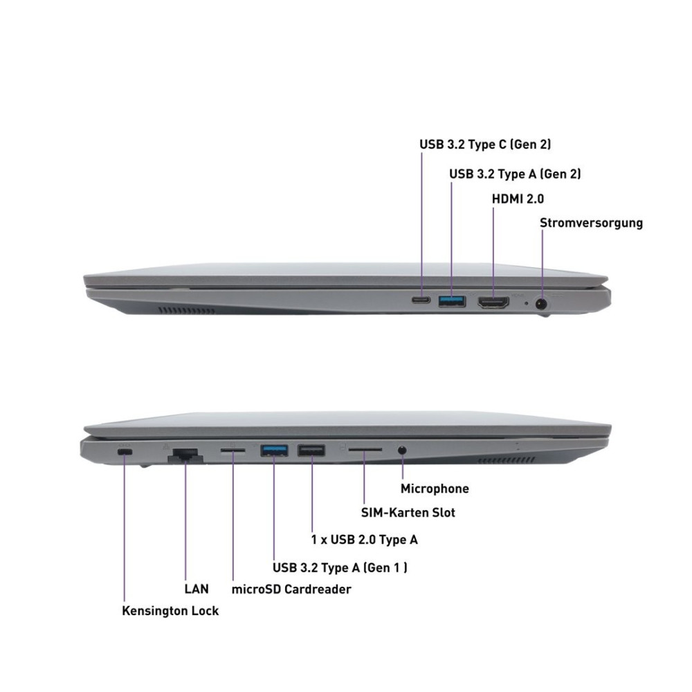 Wortmann Terra Mobile 1717R, Core i7-1355U, 16GB R rechts