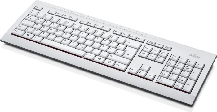 FUJITSU Keyboard/Tastatur KB521 DE ECO weiß USB 926