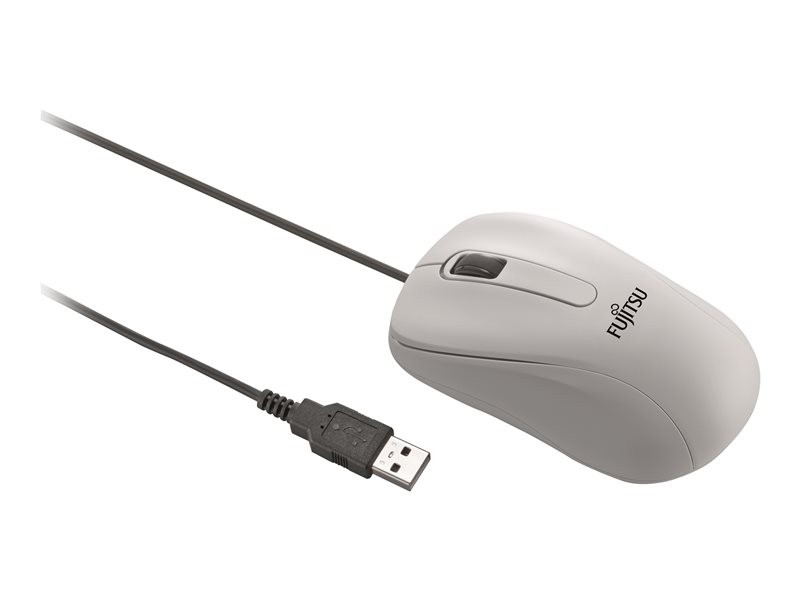 Fujitsu M520 - Maus - USB - Grau  vorne