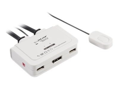 InLine Cable KVM Switch - KVM-/Audio-/USB-Switch -