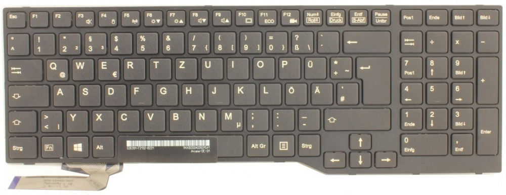 original Fujitsu Keyboard / Tastatur deutsch LIFEB