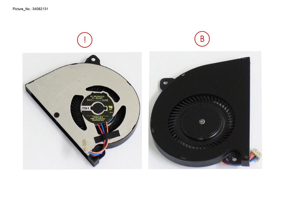 orig. Lüfter / FAN für LIFEBOOK E4412, E4512, E5412, E5413, E5512 650